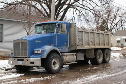 Large dumptruck for bigger landscape projects.